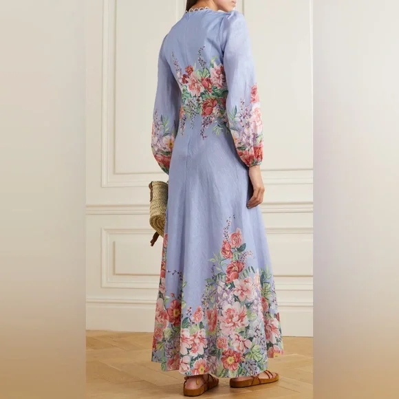 ZIMMERMANN FLORAL MAXI DRESS - Picture 7 of 7